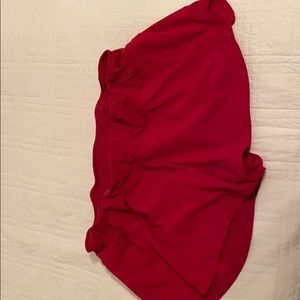 Lulu lemon red shorts